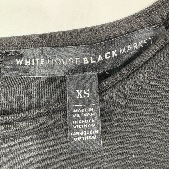 2/$30 White House Black Market Half Bell Sleeve Cocktail Shift Dress XS #9920 - Picture 6 of 9